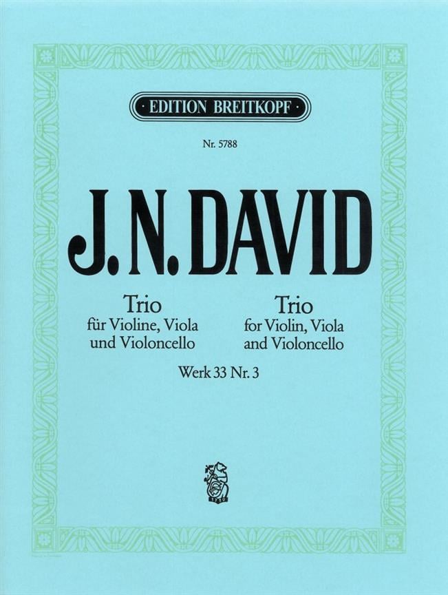 Streichtrio, Nr. 3 Wk 33/3